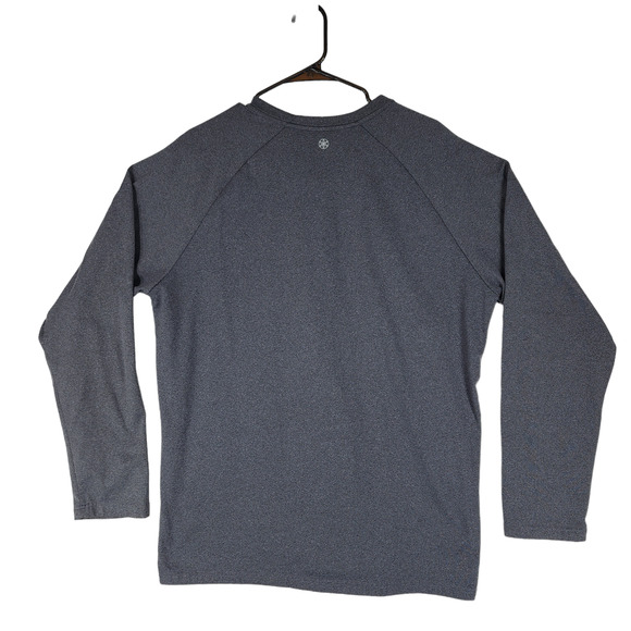 GAIAM Mens Pullover Sweatshirt sz XL Gray 1/4 Button Soft Loungewear Athleisure - Picture 2 of 11